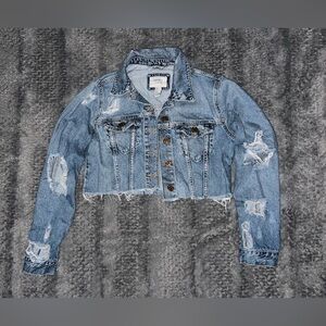 Forever 21 Cropped Jean Jacket